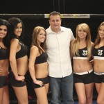 Ely Prussin With The Ring Girls at a TUFF-N-UFF Event