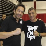 Referee Mario Yamasaki and TUFF-N-UFF Co-Fouder Jeff Meyer