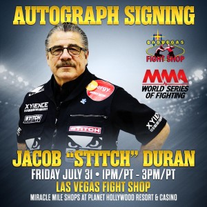 Stitch Duran and WSOF Fighters Autograph Signing